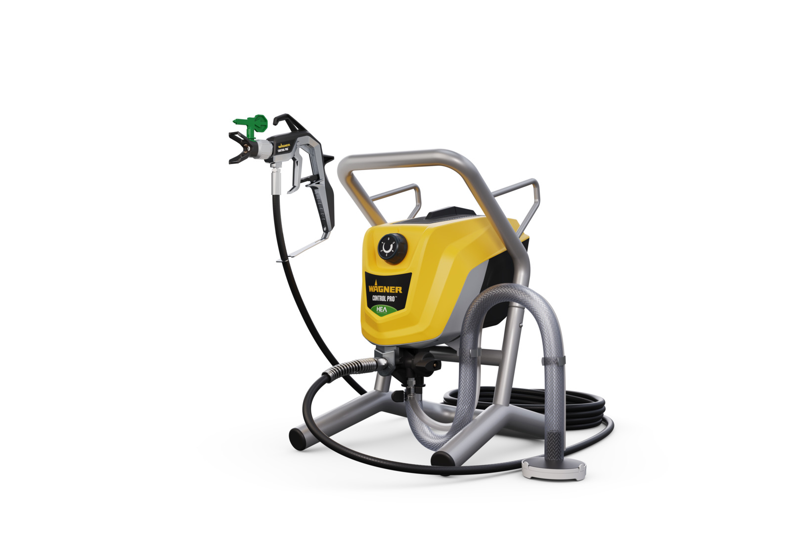 WAGNER Airless ControlPro 250 R Paint Sprayer for dispersion/latex paints,  varnishes & glazes, covers 15 m² in 2 min, 110 bar, adjustable spray  pressure, 9 m hose : : DIY & Tools
